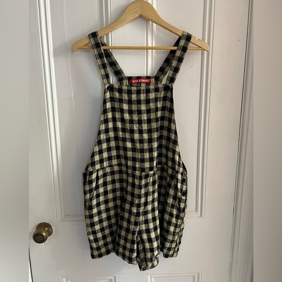 Pyne & Smith Shortalls in Montmartre Check - Picture 3 of 9